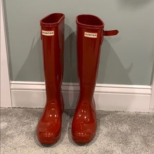 Hunter tall rain boots